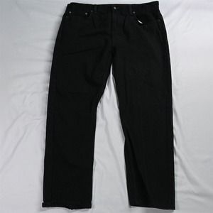 Levis 40 x 30 505‎ 0260 Straight Fit Black Denim Jeans